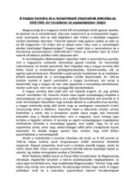Összefoglalók, jegyzetek 'A Magyar kormány és a nemzetiségek viszonyának alakulása az 1848/1849. évi forra', 1.                