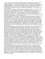 Esszék 'Does Technology Ensure Progress?', 1.                