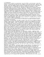 Esszék 'Mergers & Acquisition', 1.