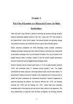 Kutatási anyagok 'Тhe City Of London and Its Role As a Financial Center', 11.                