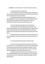 Összefoglalók, jegyzetek 'The Main Tendencies of Media Development in Europe', 1.                