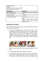 Üzleti tervek 'Business Plan for the "Outlet" Store ', 9.                