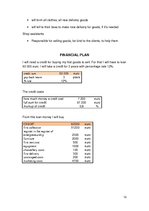 Üzleti tervek 'Business Plan for the "Outlet" Store ', 12.                