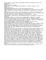 Esszék 'Management Control in General Jeans Company ', 17.                