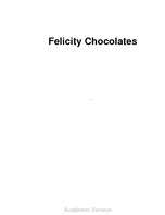 Kutatási anyagok 'Felicity Chocolates', 1.                