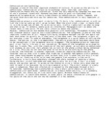 Esszék 'Communication and Technology', 1.                