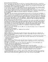 Esszék 'Consulting Firm Description', 1.                