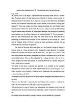 Esszék 'Analysis and Interpretation of W.Trevor's short story "Paradise Lounge"', 1.                