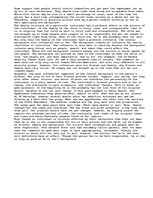 Esszék 'A Person Is only as Good as His Background', 1.                