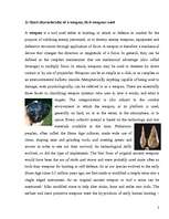 Kutatási anyagok 'Weapons', 2.                