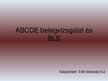 Prezentációk 'ABCDE betegvizsgálat és BLS', 1.                