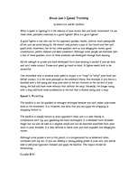 Összefoglalók, jegyzetek 'Bruce Lee's Speed Training', 1.                