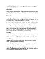 Összefoglalók, jegyzetek 'Bruce Lee's Speed Training', 2.                