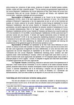 Esszék 'Role of Social Actors in Latvia and Social Dialog', 2.                