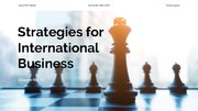 Prezentációk 'Strategies for International Business', 1.                