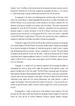 Összefoglalók, jegyzetek 'Analysis of George Orwell’s "Some Thoughts on the Common Toad"', 2.                