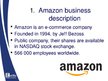 Prezentációk 'Amazon and eBay Marketing Compare', 6.                