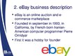 Prezentációk 'Amazon and eBay Marketing Compare', 11.                