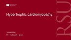 Prezentációk 'Hypertrophic Cardiomyopathy', 1.                