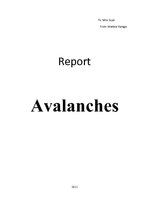 Kutatási anyagok 'Avalanches', 1.                