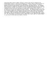 Esszék 'Violence in the Media and how It Effects Young Children', 3.                