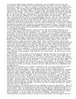 Esszék 'Saving our Environment', 1.                