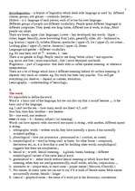 Összefoglalók, jegyzetek 'Lexicology', 3.                