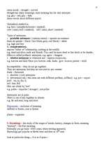 Összefoglalók, jegyzetek 'Lexicology', 13.                