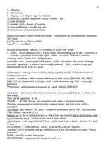 Összefoglalók, jegyzetek 'Lexicology', 20.                