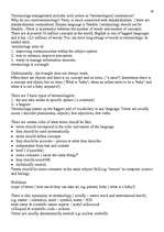 Összefoglalók, jegyzetek 'Lexicology', 28.                