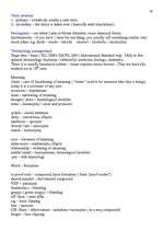 Összefoglalók, jegyzetek 'Lexicology', 29.                