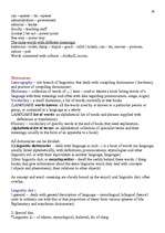 Összefoglalók, jegyzetek 'Lexicology', 39.                