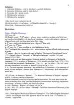 Összefoglalók, jegyzetek 'Lexicology', 41.                