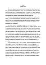 Esszék 'About Fear', 1.                