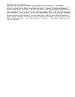 Esszék 'This is about the Differences in Cyclones and Anti-Cyclones', 1.                