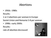 Prezentációk 'Birth Regulation in Europe: Completing the Contraceptive Revolution', 7.                