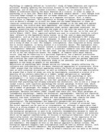 Esszék 'Is Psychology a Science?', 1.