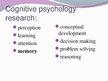 Prezentációk 'Cognitive Psychology', 2.                