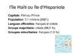Prezentációk 'Haïti - Bilinguisme réel, mais inégal', 2.                