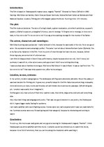 Esszék 'Film Review "Hamlet"', 1.                