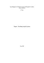 Kutatási anyagok 'Smoking in Public Places', 1.                