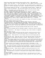 Esszék 'The Perfect World', 1.                