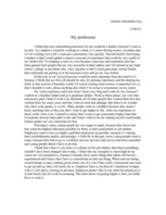 Esszék 'My Profession', 1.                