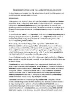 Összefoglalók, jegyzetek 'Ókori keleti civilizációk vallási és kulturális jellemzői', 1.                