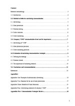 Kutatási anyagok 'Company "One" Marketing Communication Strategies', 2.                