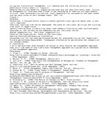 Esszék 'The New Managerial Thoughts and Organizational Approaches ', 3.                