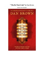 Esszék '"The Da Vinci Code" by Dan Brown', 1.                
