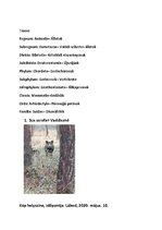 Összefoglalók, jegyzetek 'Szárazföldi állatok rendszertani besorolása, jellemzése saját képanyaggal', 2.                