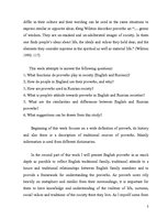 Kutatási anyagok 'The Theme of Family and Home in the English and Russian Proverbs', 3.                