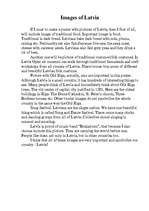 Esszék 'Images of Latvia', 1.                